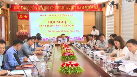 Hội nghị BCH hội luật gia huyện Sìn Hồ mở rộng khóa II, nhiệm kỳ 2019 - 2024