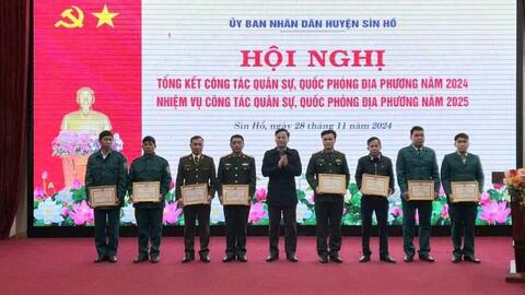 Hội nghị tổng kết công tác Quân sự, quốc phòng địa phương năm 2024; Phương hướng nhiệm vụ công tác quân sự, quốc phòng năm 2025