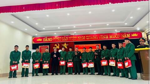 Lễ đón nhận quân nhân hoàn thành nghĩa vụ quân sự và nghĩa vụ công an nhân dân về địa phương