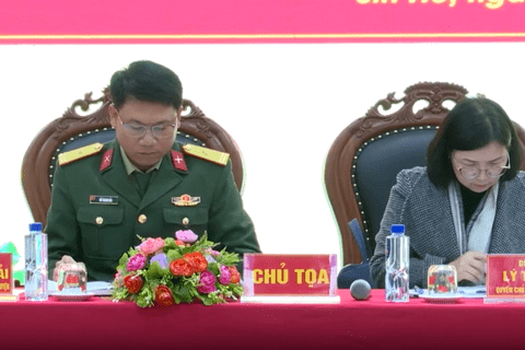 Hội nghị tổng kết công tác quân sự quốc phòng địa phương năm 2023