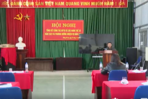 👉👉👉 Hội nghị tổng kết công tác Mặt trận tổ quốc và các tổ chức đoàn thể xã Phăng Sô Lin năm 2023
