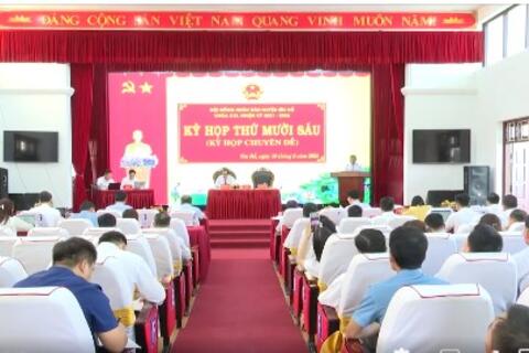 Kỳ họp thứ 16 HĐND huyện Sìn Hồ khoá XXI, nhiệm kỳ 2021 - 2026