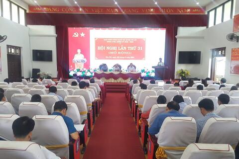Hội nghị Ban Chấp hành Đảng bộ huyện lần thứ 31 (mở rộng)