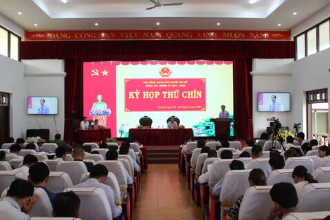Kỳ họp thứ Chín, Hội đồng nhân dân huyện Sìn Hồ khóa XXI, nhiệm kỳ 2021 - 2026