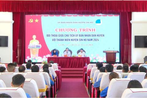 Hội nghị đối thoại giữa Chủ tịch UBND huyện với Thanh niên huyện Sìn Hồ năm 2024