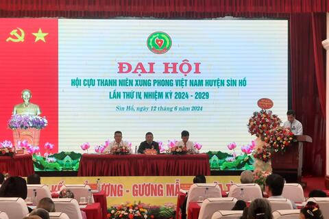 Đại hội Hội cựu Thanh niên xung phong huyện Sìn Hồ lần thứ IV, nhiệm kỳ 2024 - 2029